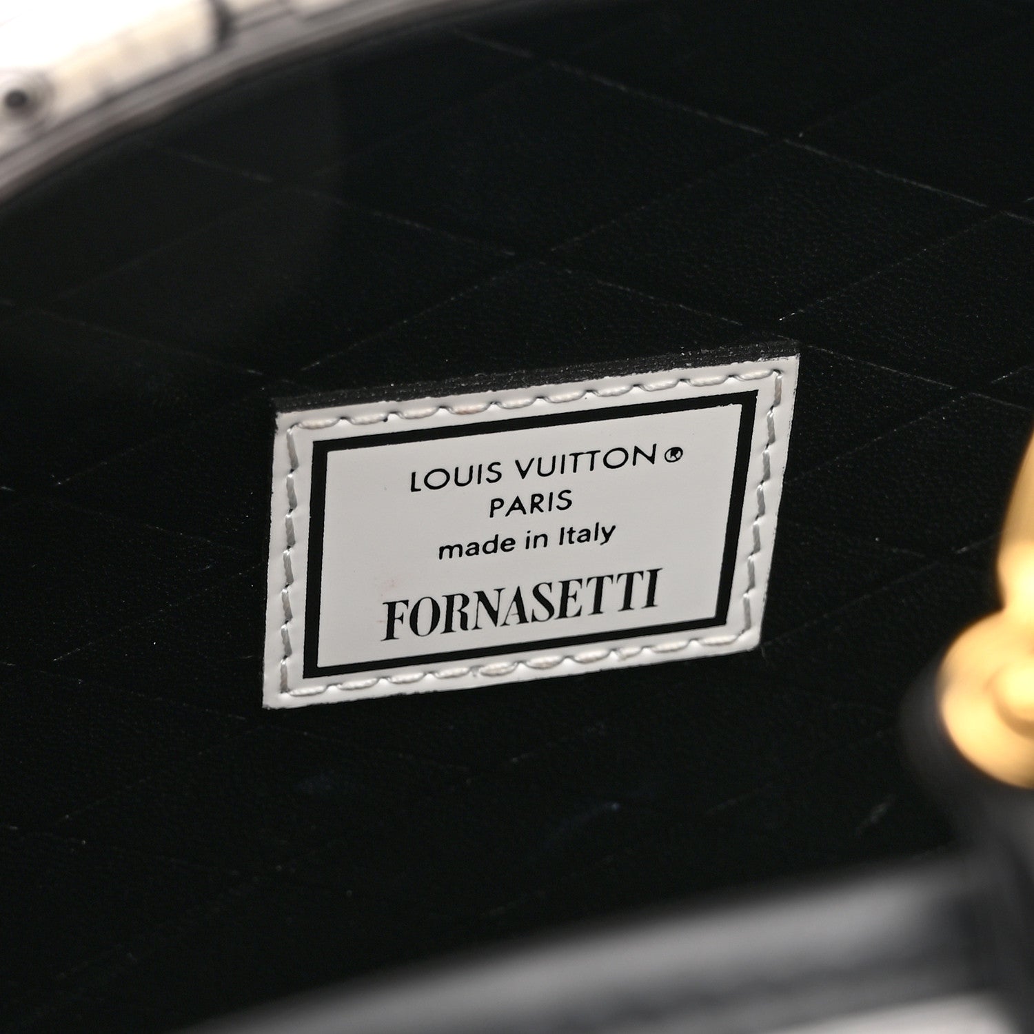 Louis Vuitton X FORNASETTI Calfskin Architettura Petite Boite Chapeau White Black 6 of 9