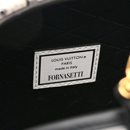 Louis Vuitton X FORNASETTI Calfskin Architettura Petite Boite Chapeau White Black 6 of 9