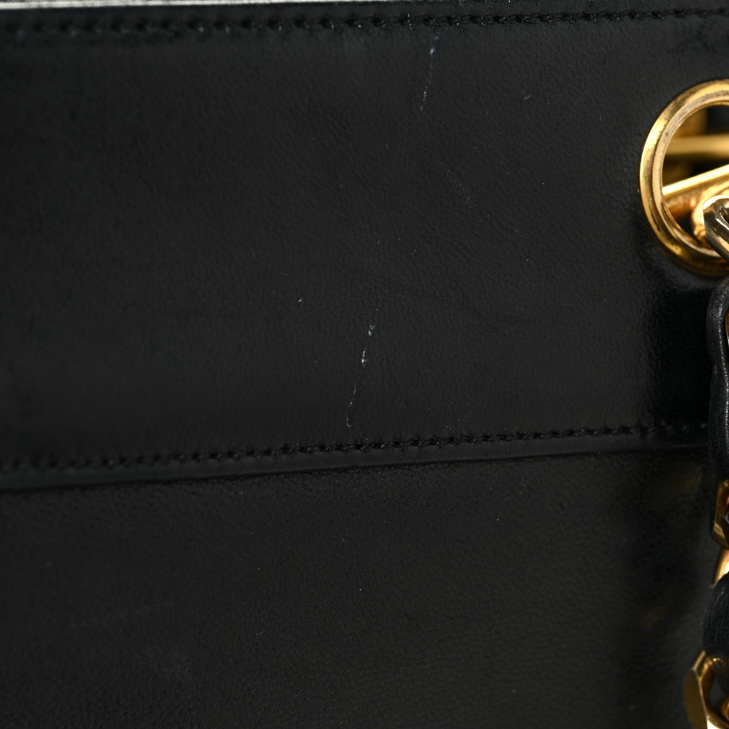 Chanel Lambskin CC Shopping Tote Black 13 of 26
