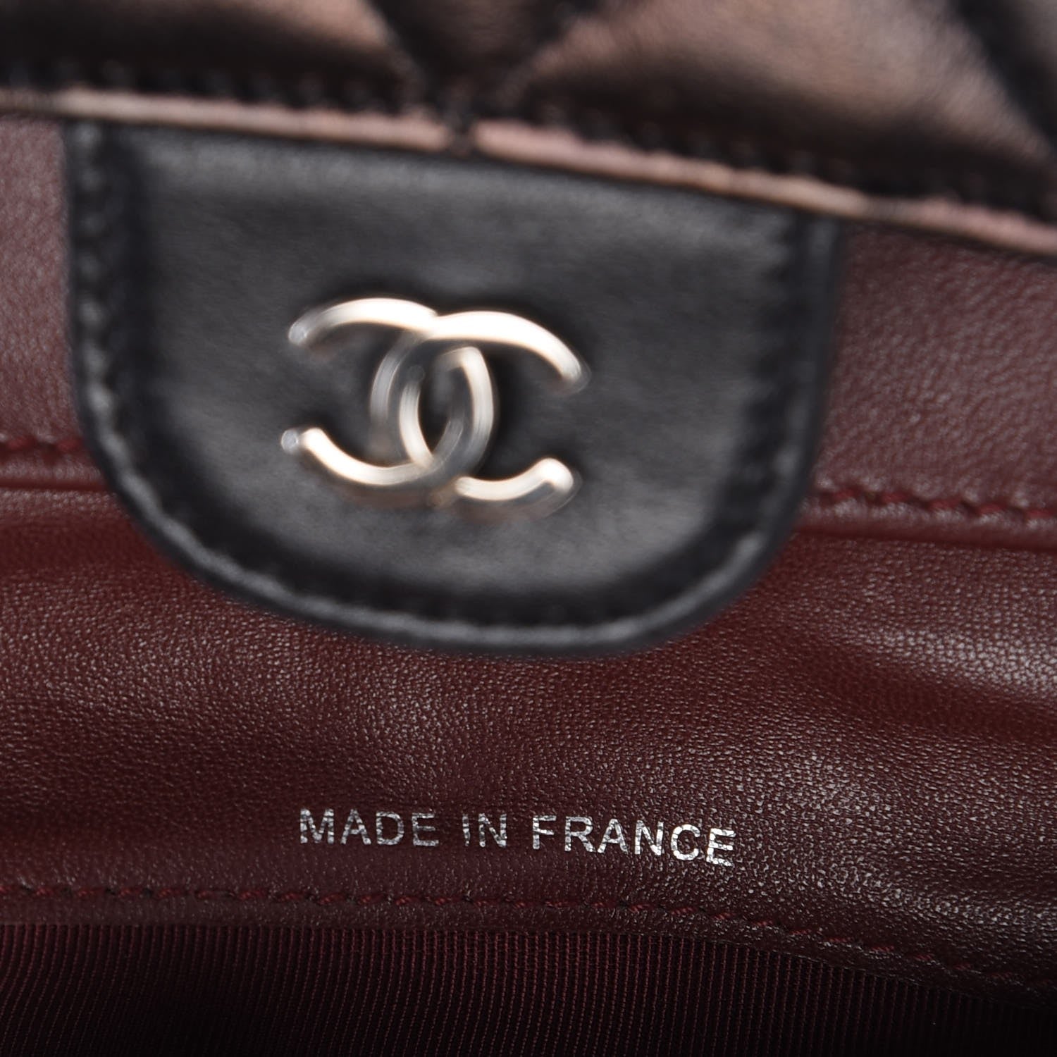 Chanel Lambskin Quilted Large Flap Wallet Black 8 of 10
