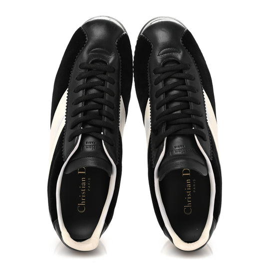 Velvet Mix Diorun Sneakers 37.5 Black Off White
