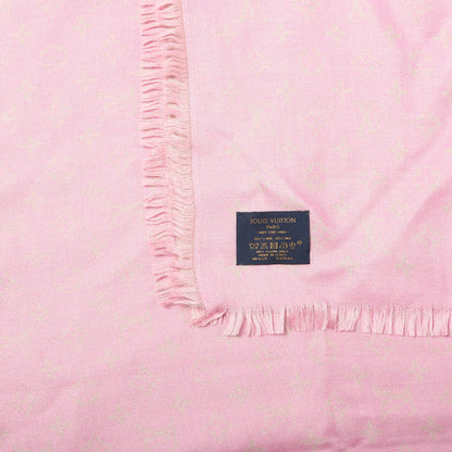 Louis Vuitton Wool Silk Monogram Shawl 3 of 4