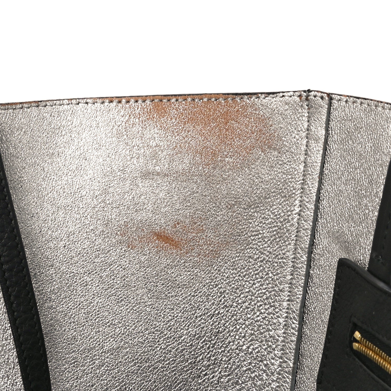 Celine Grained Calfskin Medium Horizontal Cabas Phantom Black 19 of 19