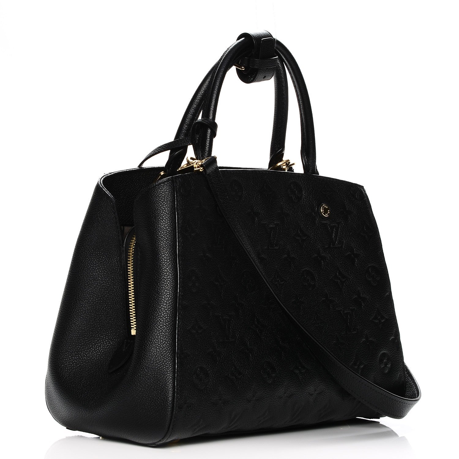 Louis Vuitton Empreinte Montaigne MM Black 4 of 10
