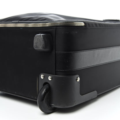 Prada Tessuto Nylon Saffiano Trolley Luggage Black 6 of 18