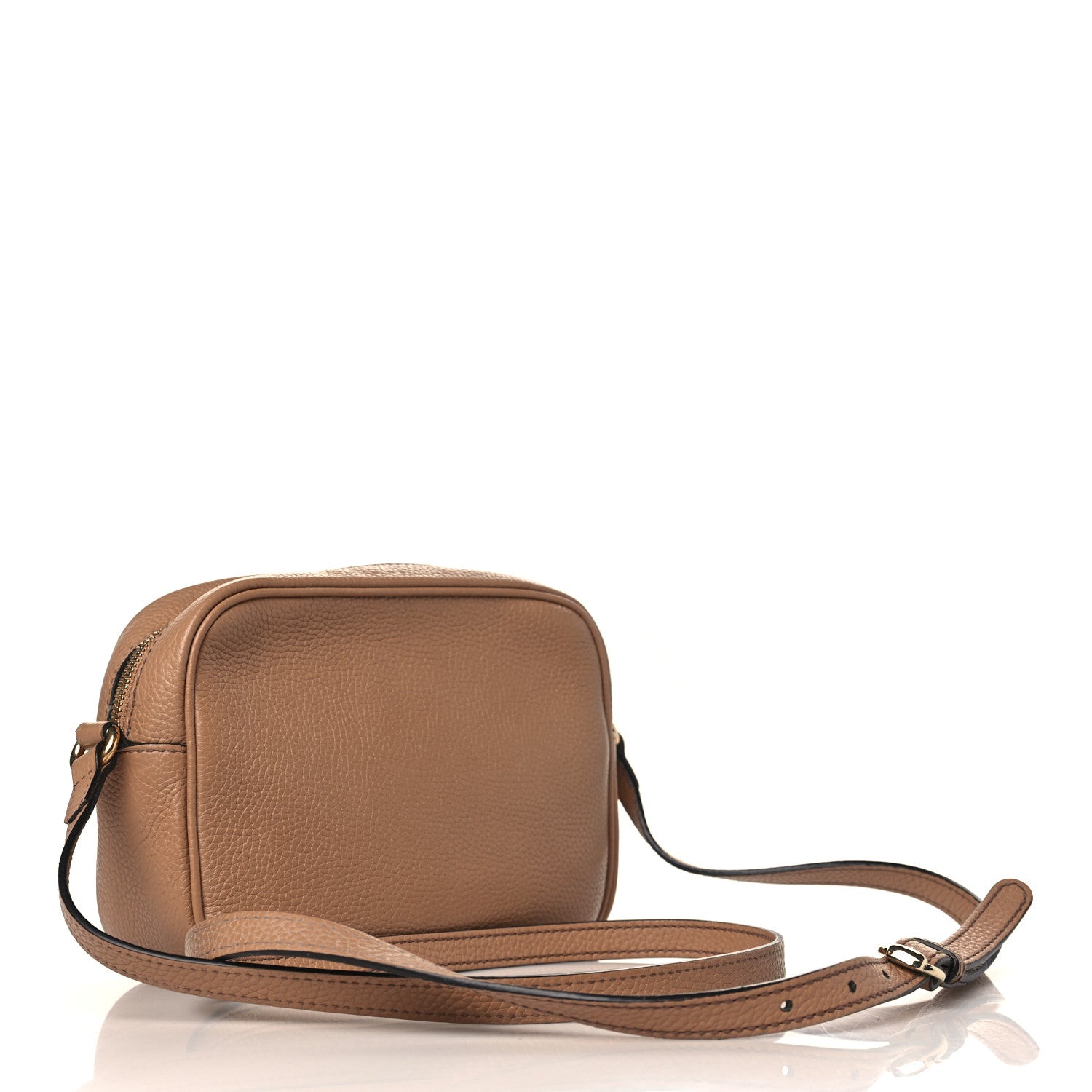 Gucci Pebbled Calfskin Small Soho Disco Bag Camelia 3 of 10