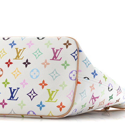 Louis Vuitton LV X TM Monogram Multicolor Neverfull MM White 9 of 10