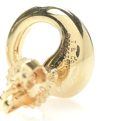 Tiffany 18K Yellow Gold Elsa Peretti Eternal Circle Earrings 4 of 4