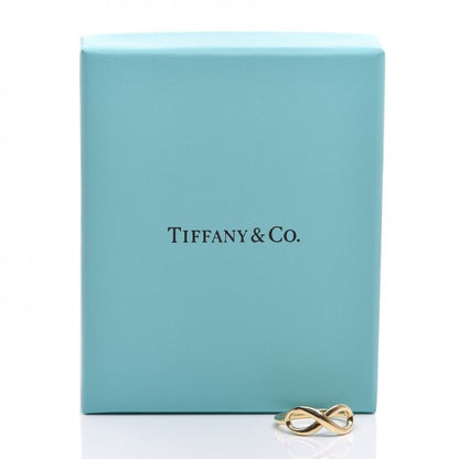 Tiffany 18K Yellow Gold Infinity Ring 54 7 5 of 5