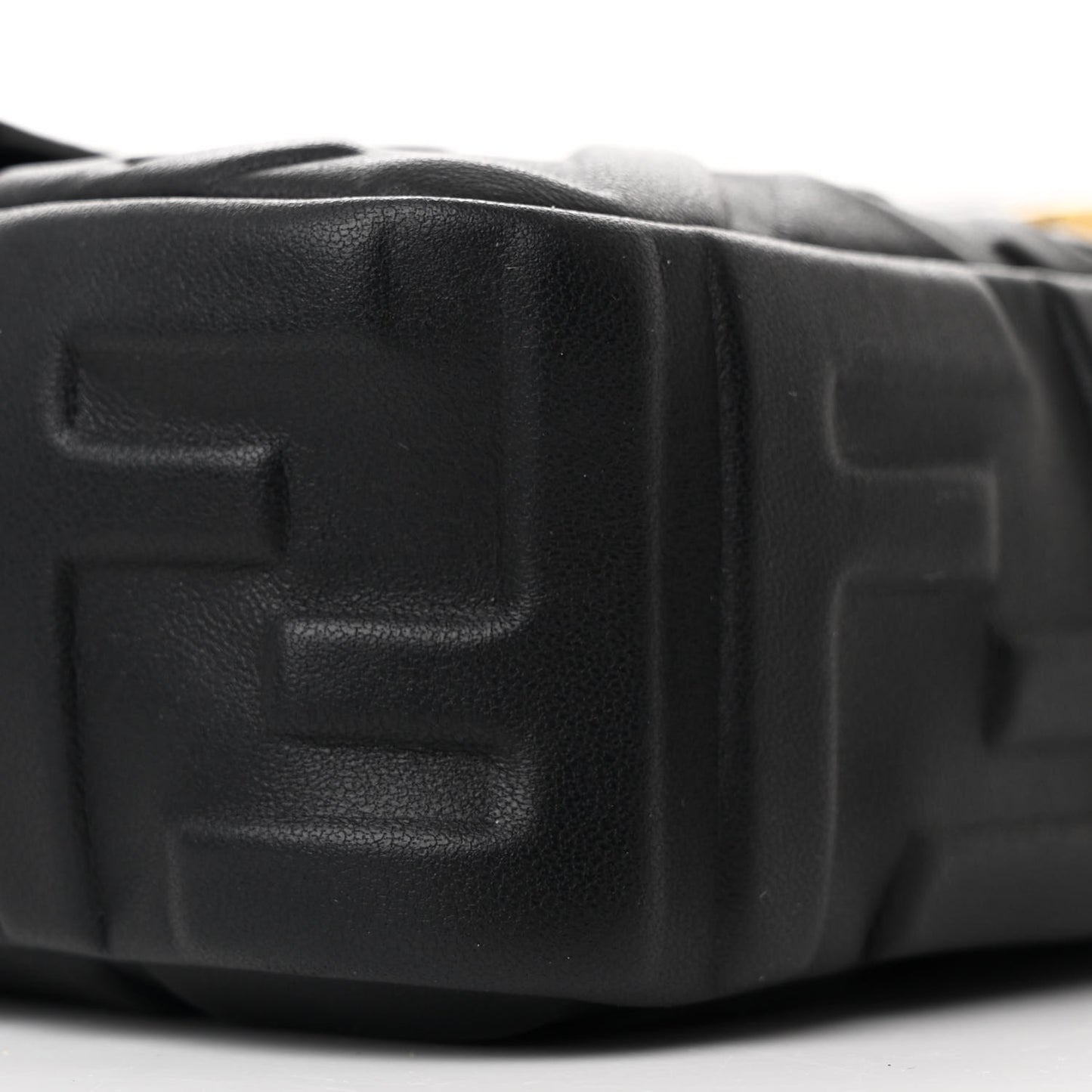 Nappa FF 1974 Embossed Baguette Black