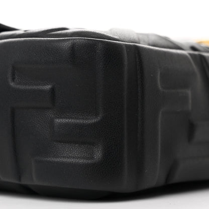 Fendi Nappa FF 1974 Embossed Baguette Black 9 of 10