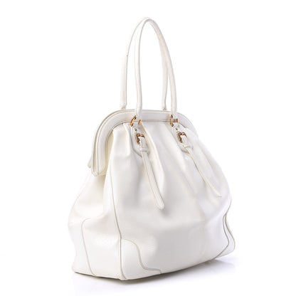 Prada Cinghiale Frame Bag White 3 of 13