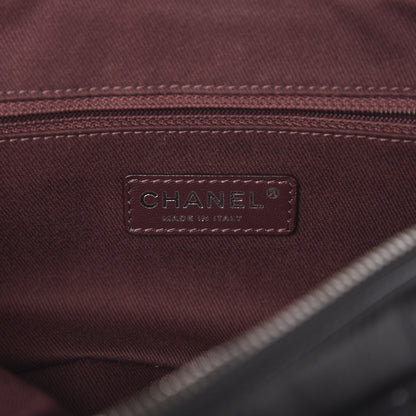 Chanel Glazed Calfskin Medium Duo Color Flap Black 6 of 11