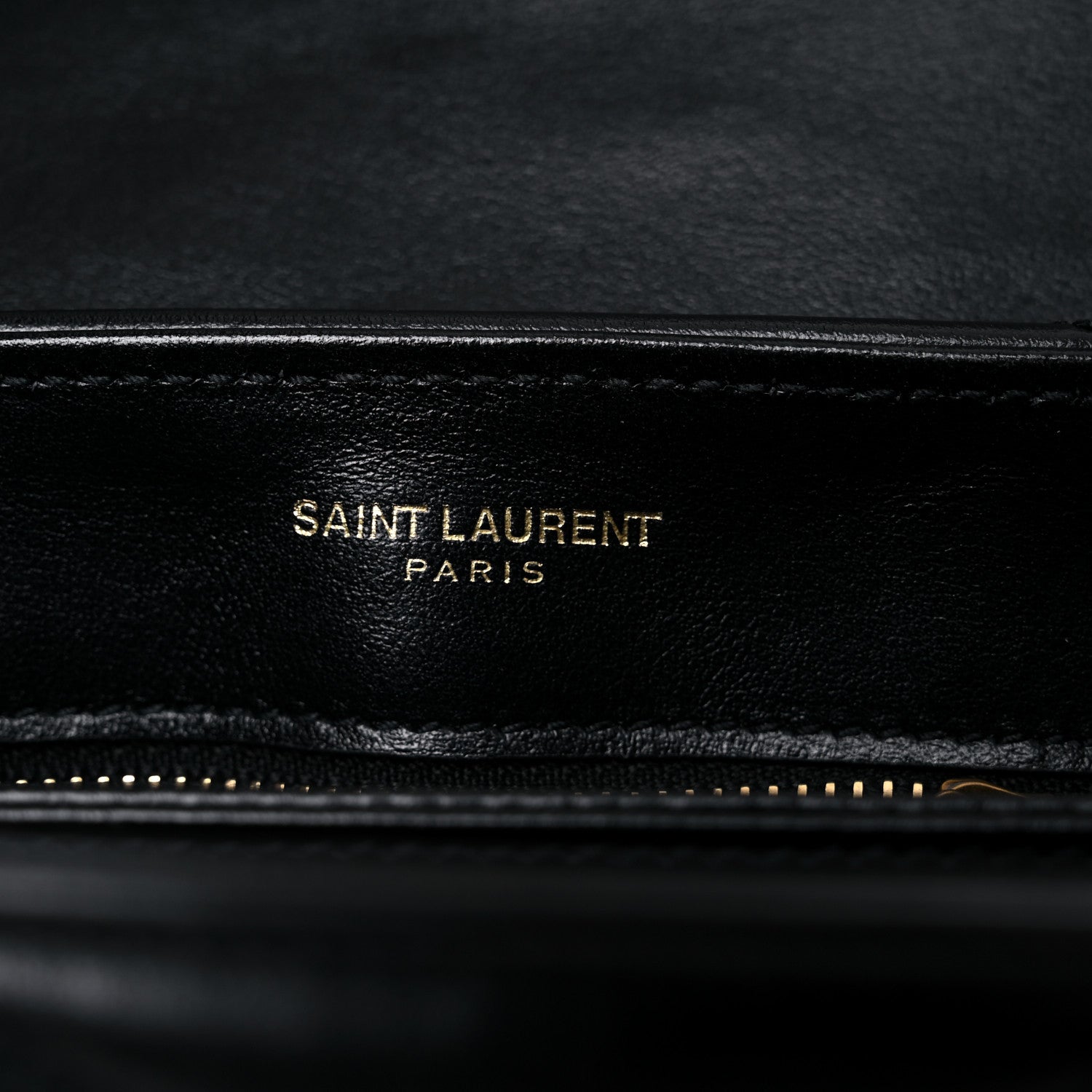 Saint Laurent Calfskin Y Quilted Monogram Toy Loulou Crossbody Bag Black 6 of 12
