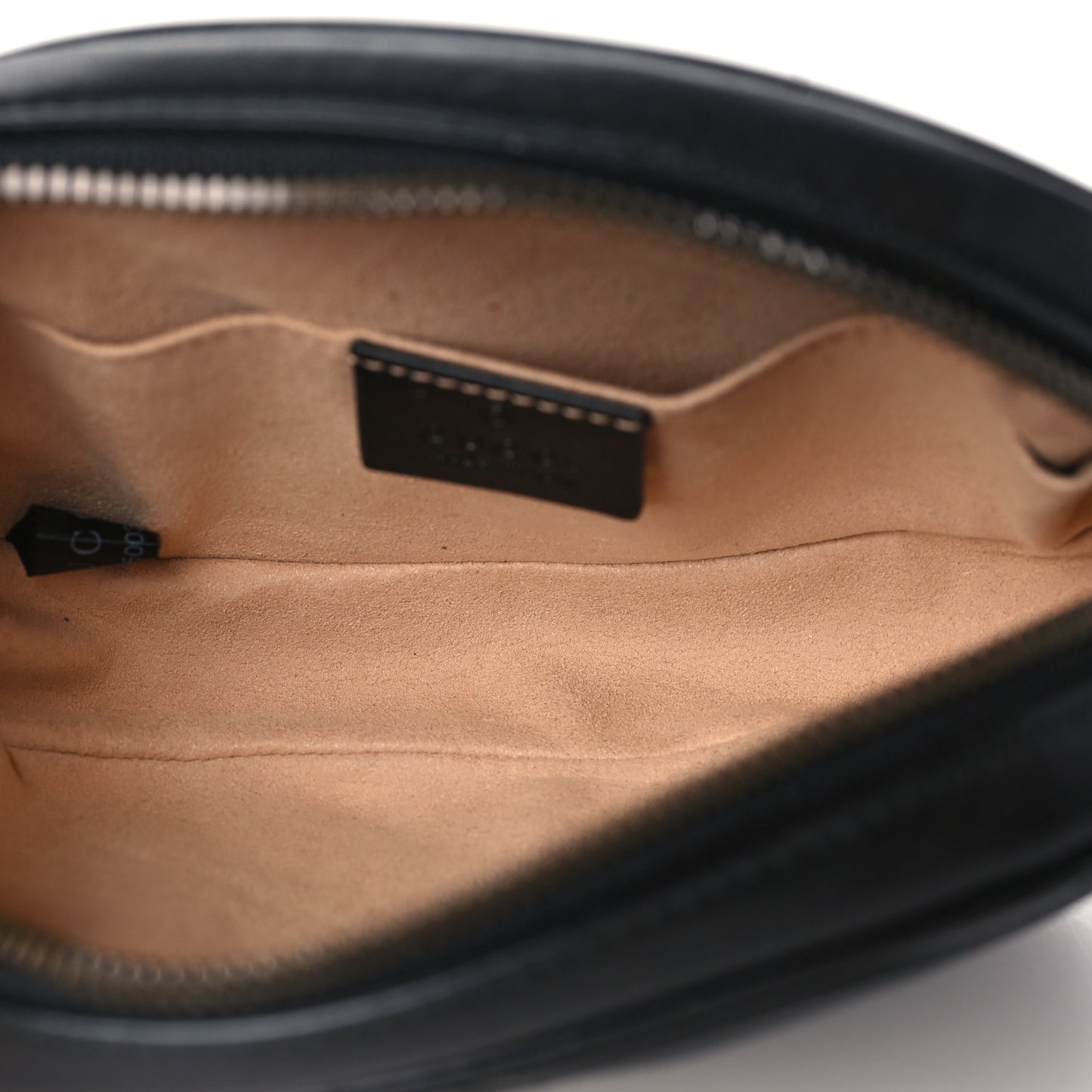 Calfskin Matelasse GG Marmont Belt Bag 85 34 Black