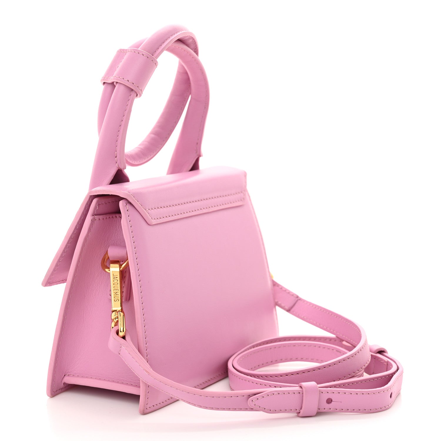 Jacquemus Smooth Calfskin Le Chiquito Noeud Light Pink 3 of 13