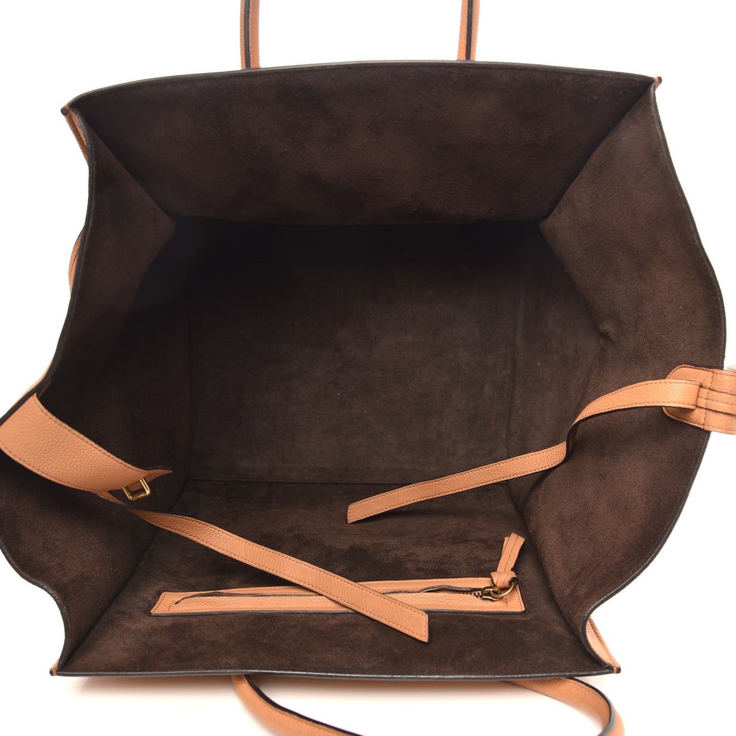 Baby Grained Calfskin Medium Phantom Luggage Camel