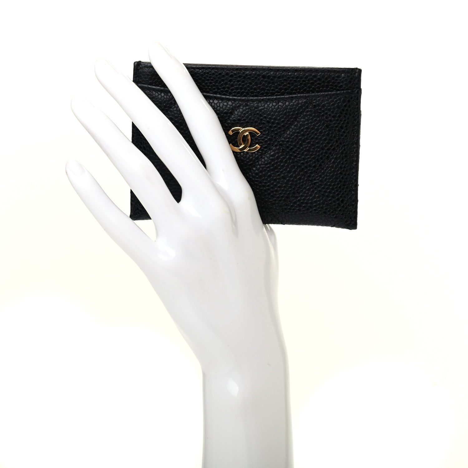Chanel Caviar Quilted Card Holder Black 2 of 7