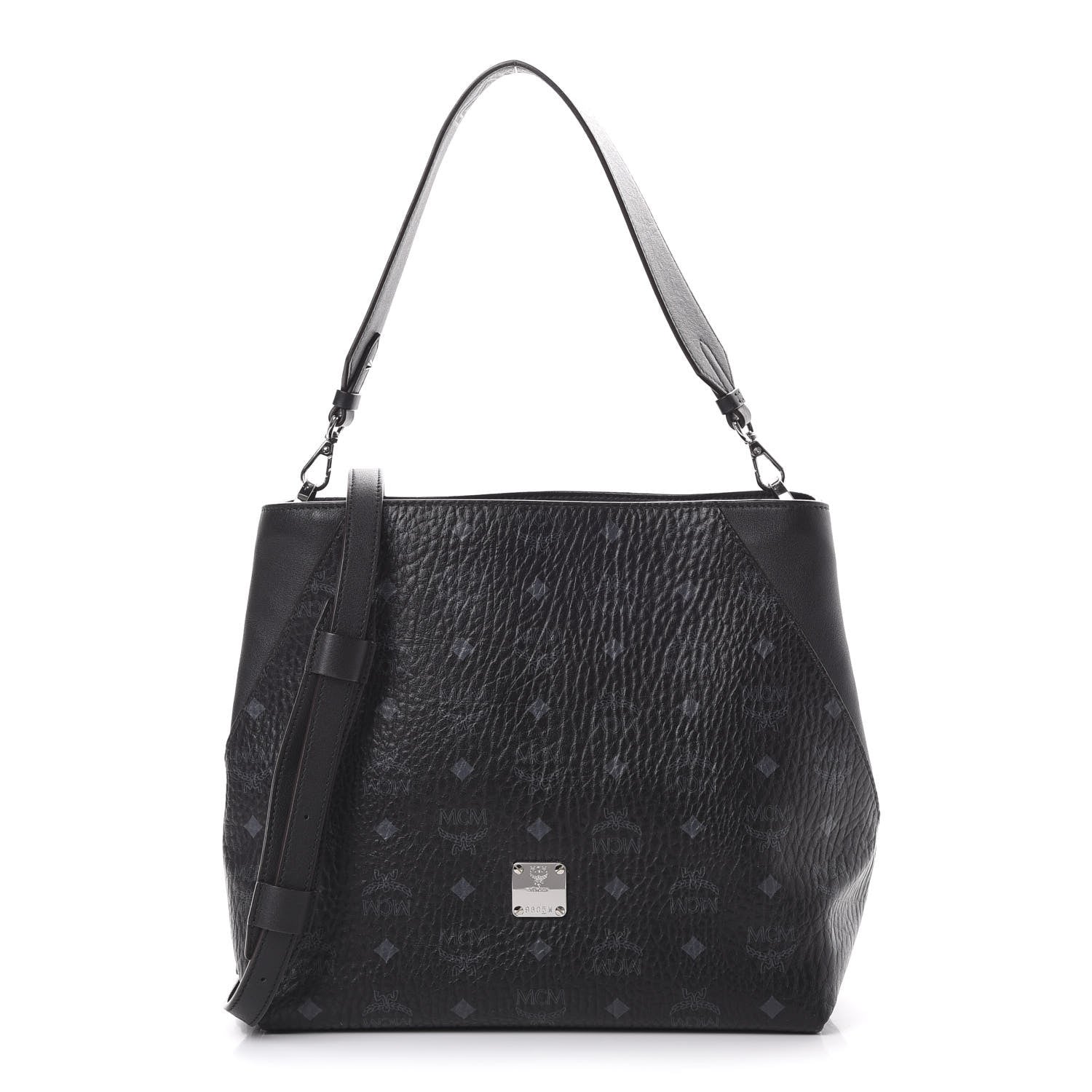 MCM Visetos Medium Klara Hobo Black 1 of 10