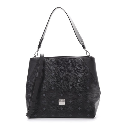 MCM Visetos Medium Klara Hobo Black 1 of 10