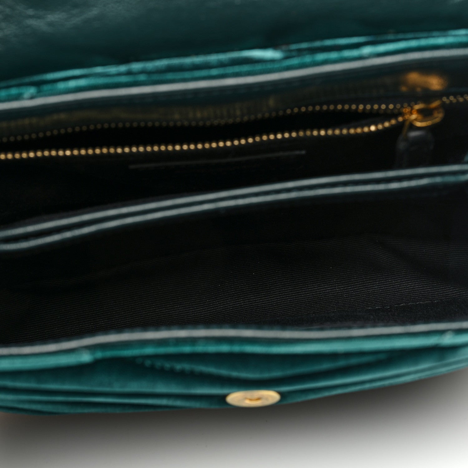 Saint Laurent Velvet Y Quilted Monogram Toy Loulou Crossbody Bag Dark Ottanio 5 of 12