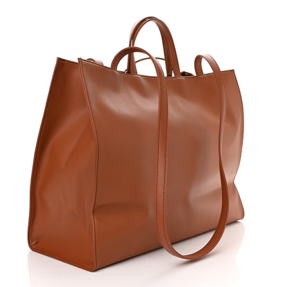 Telfar Vegan Leather Large Shopping Bag Tan 3 of 11