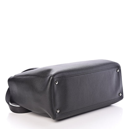 Chanel Calfskin Cerf Executive Shopper Tote Black 4 of 21