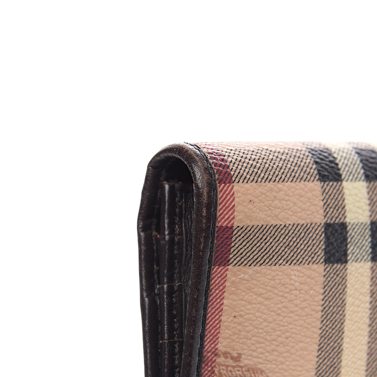 Haymarket Check Continental Wallet Chocolate