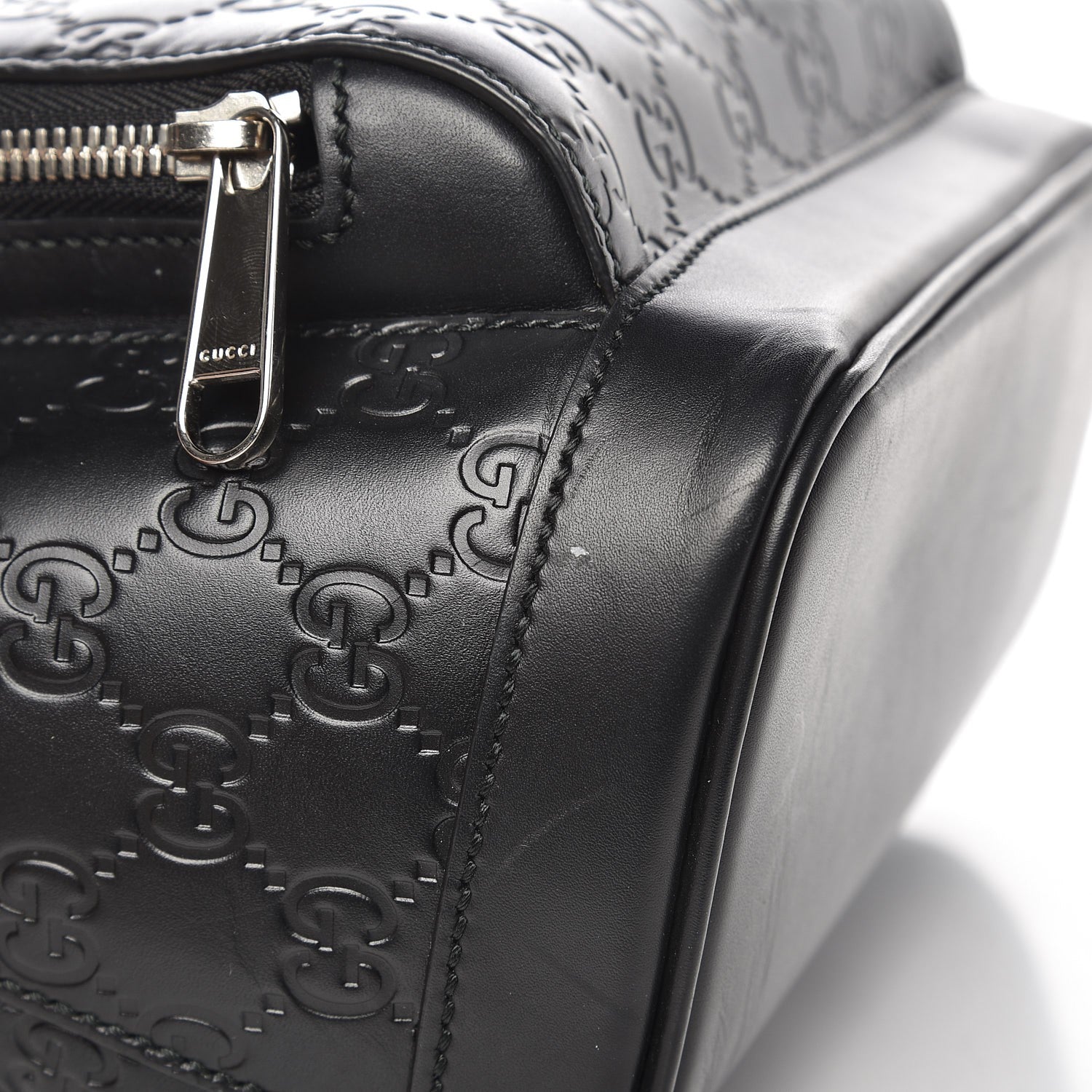 Gucci Guccissima Signature Day Backpack Black 12 of 14