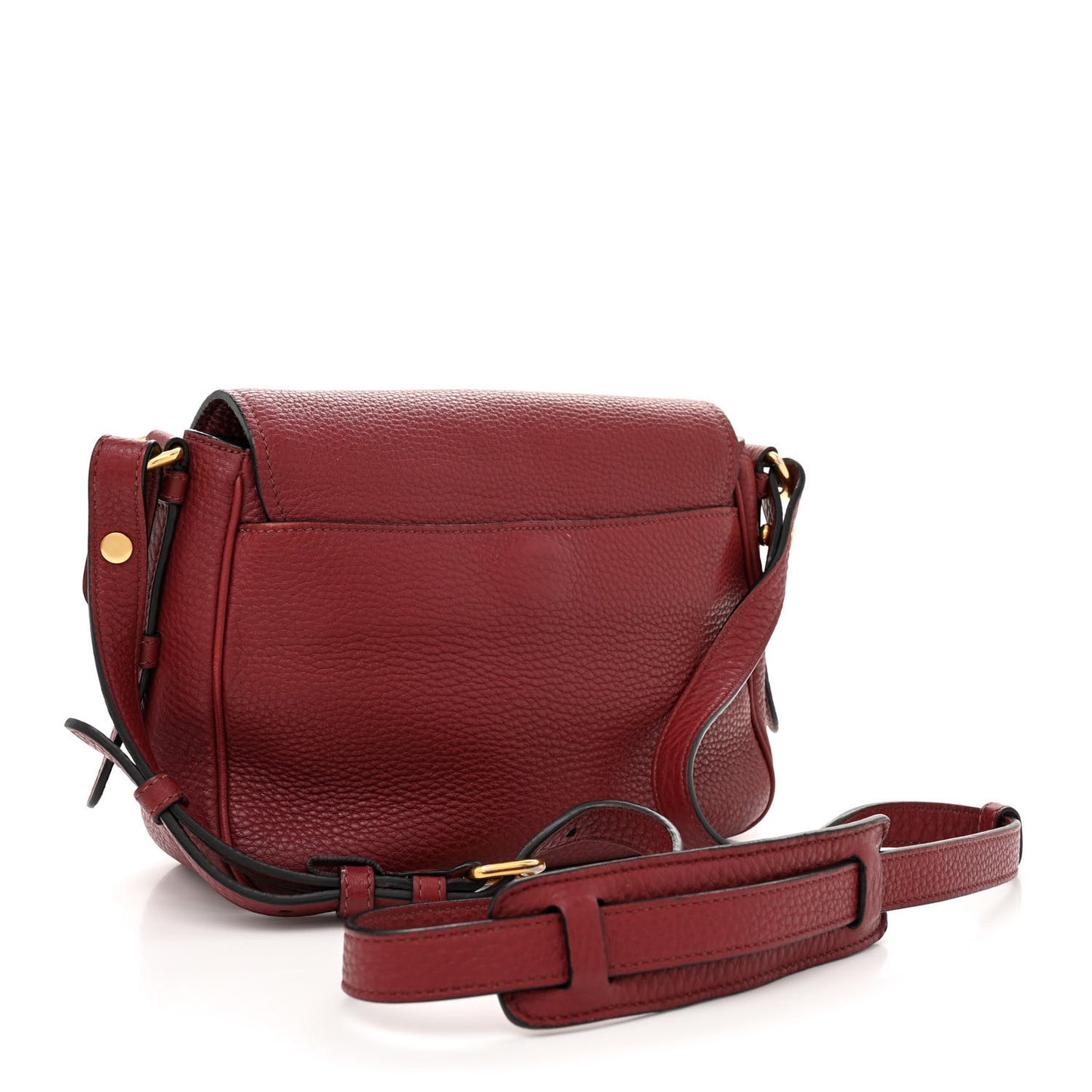 Vitello Daino Messenger Bag Rubino