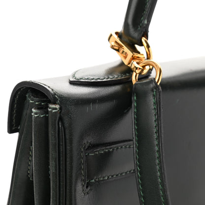 Hermes Box Kelly Retourne 32 Vert Fonce 20 of 25