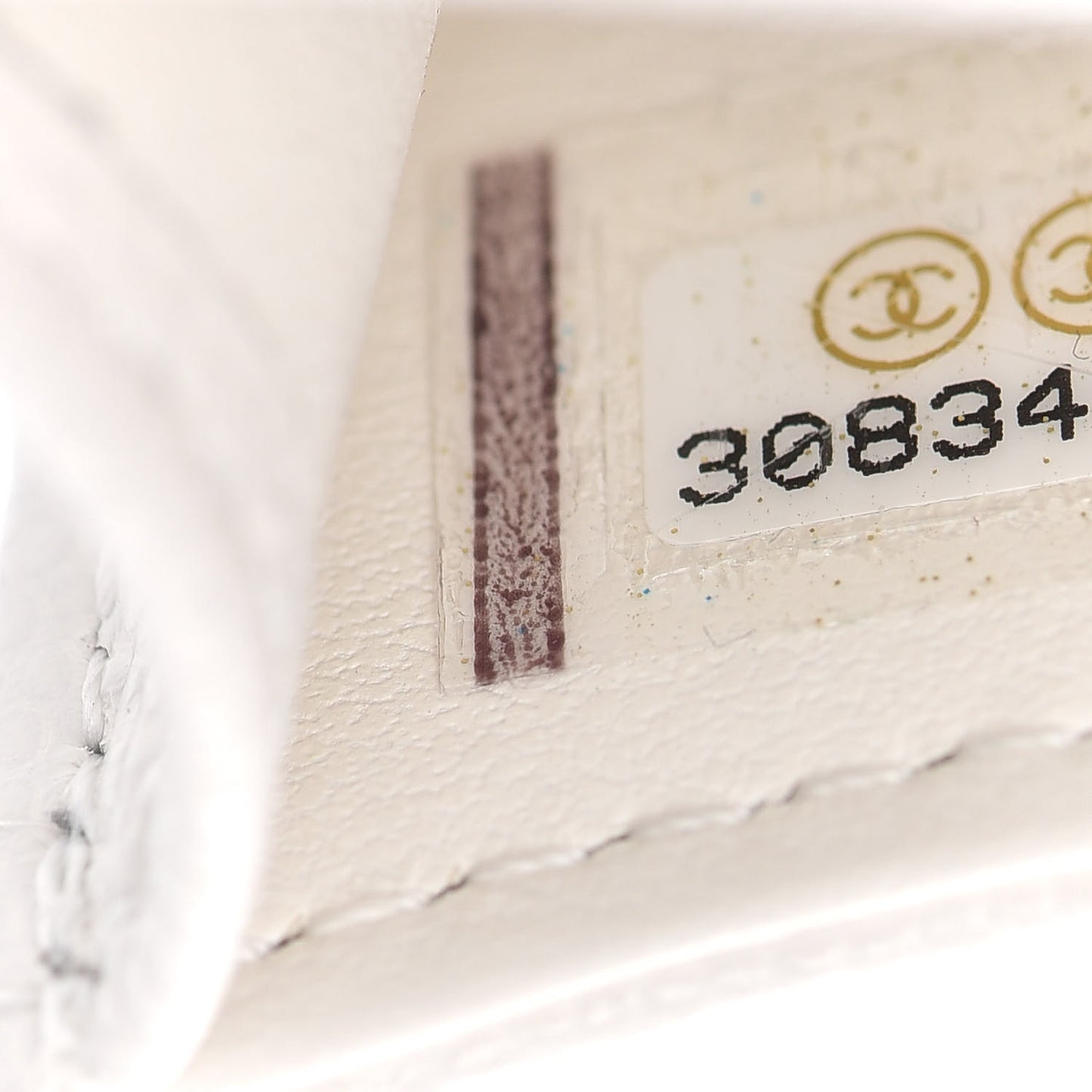 Caviar Quilted Airpods Case White