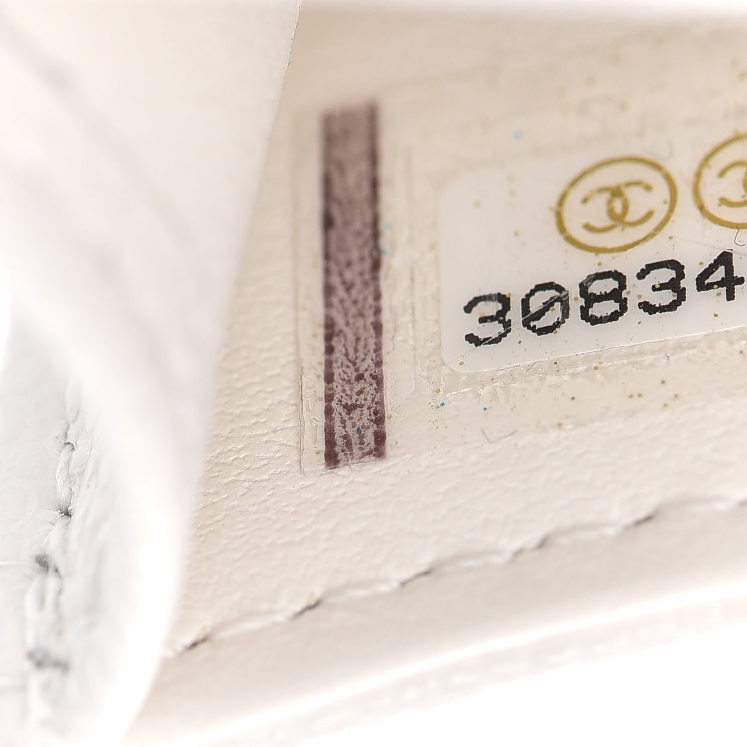 Chanel Caviar Quilted Airpods Case White 8 of 9