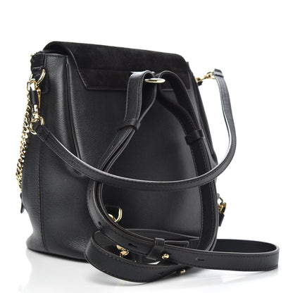 Chloe Suede Calfskin Small Faye Backpack Black 2 of 10