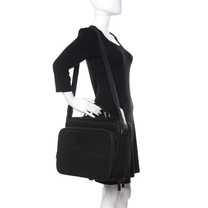 Prada Tessuto Nylon Travel Bag Black 2 of 14