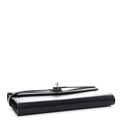 Hermes Box Guilloche Kelly Longue Wallet Black 4 of 7
