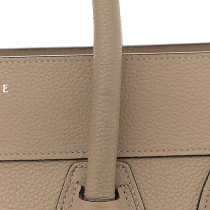 Celine Drummed Calfskin Mini Luggage Dune 14 of 20