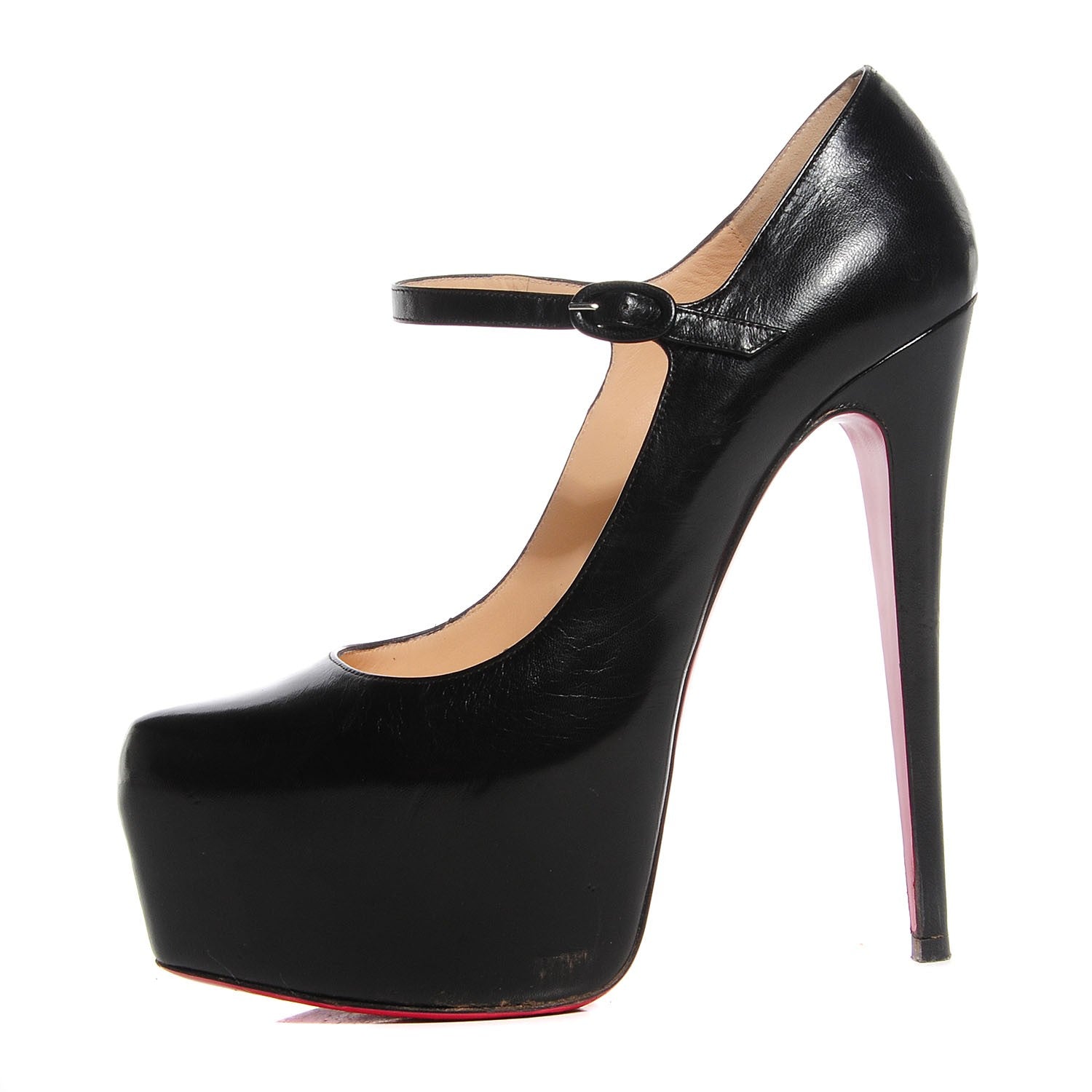 Christian Louboutin Kid Lady Daf 160 Pumps 40 Black 1 of 6
