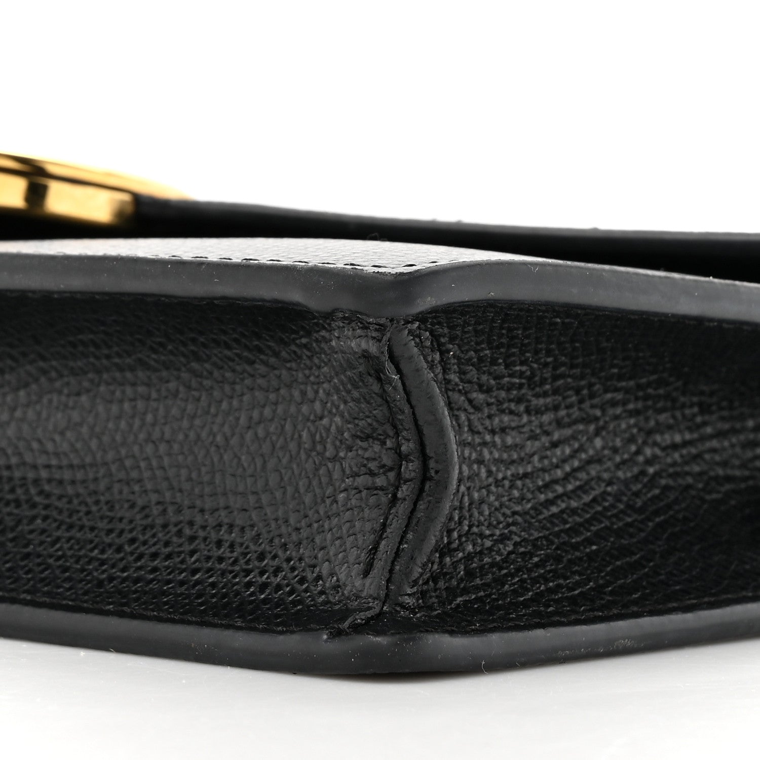 Fendi Lucido F is Fendi Medium Envelope Wallet on Chain Black 9 of 11