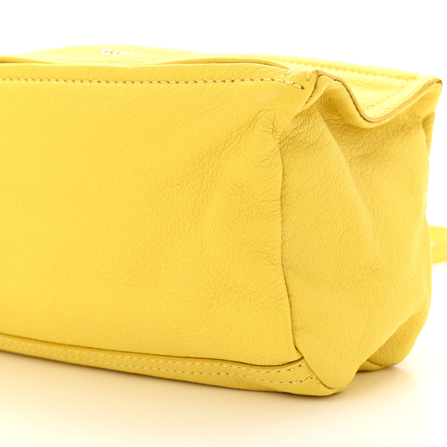 Sugar Goatskin Mini Pandora Yellow