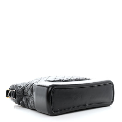 Chanel Aged Calfskin Quilted Large Gabrielle Hobo Black 4 of 13