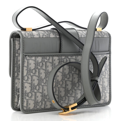 Christian Dior Oblique 30 Montaigne Flap Bag Grey 3 of 11