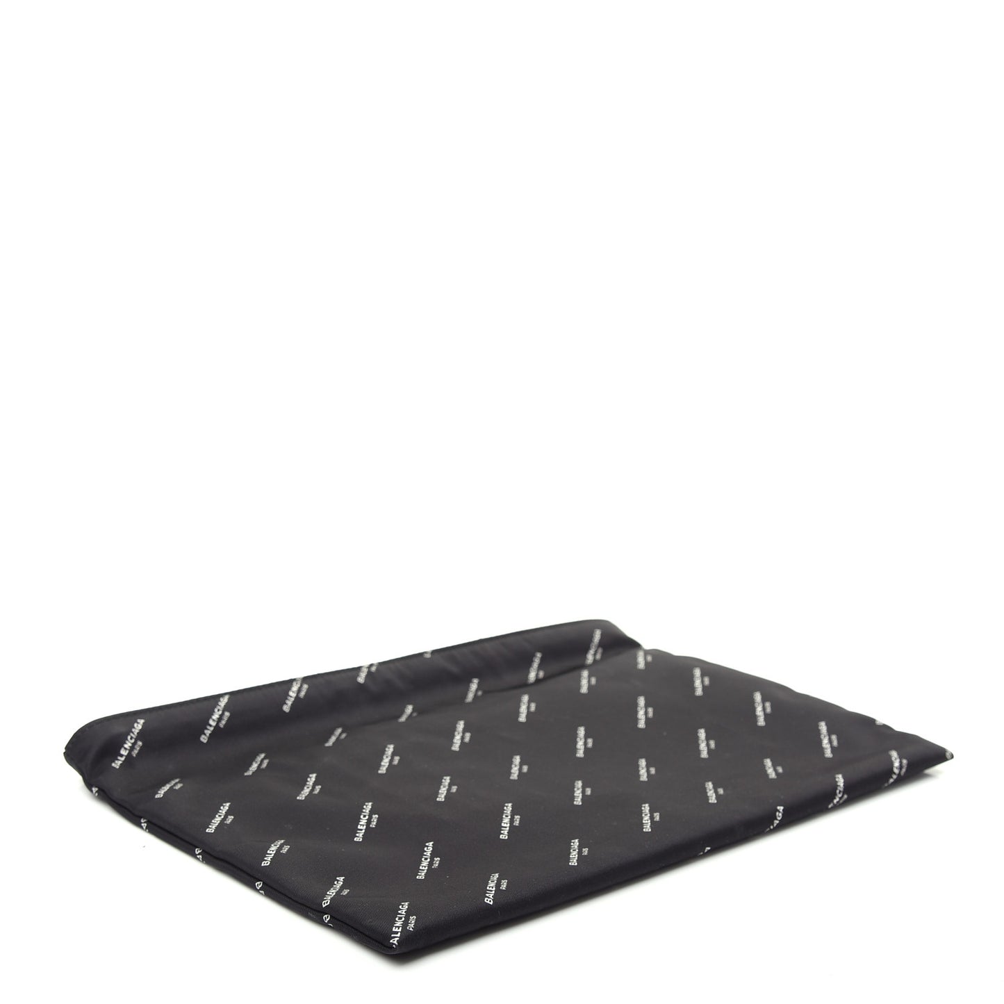 Nylon Allover Logo Documents Case Black