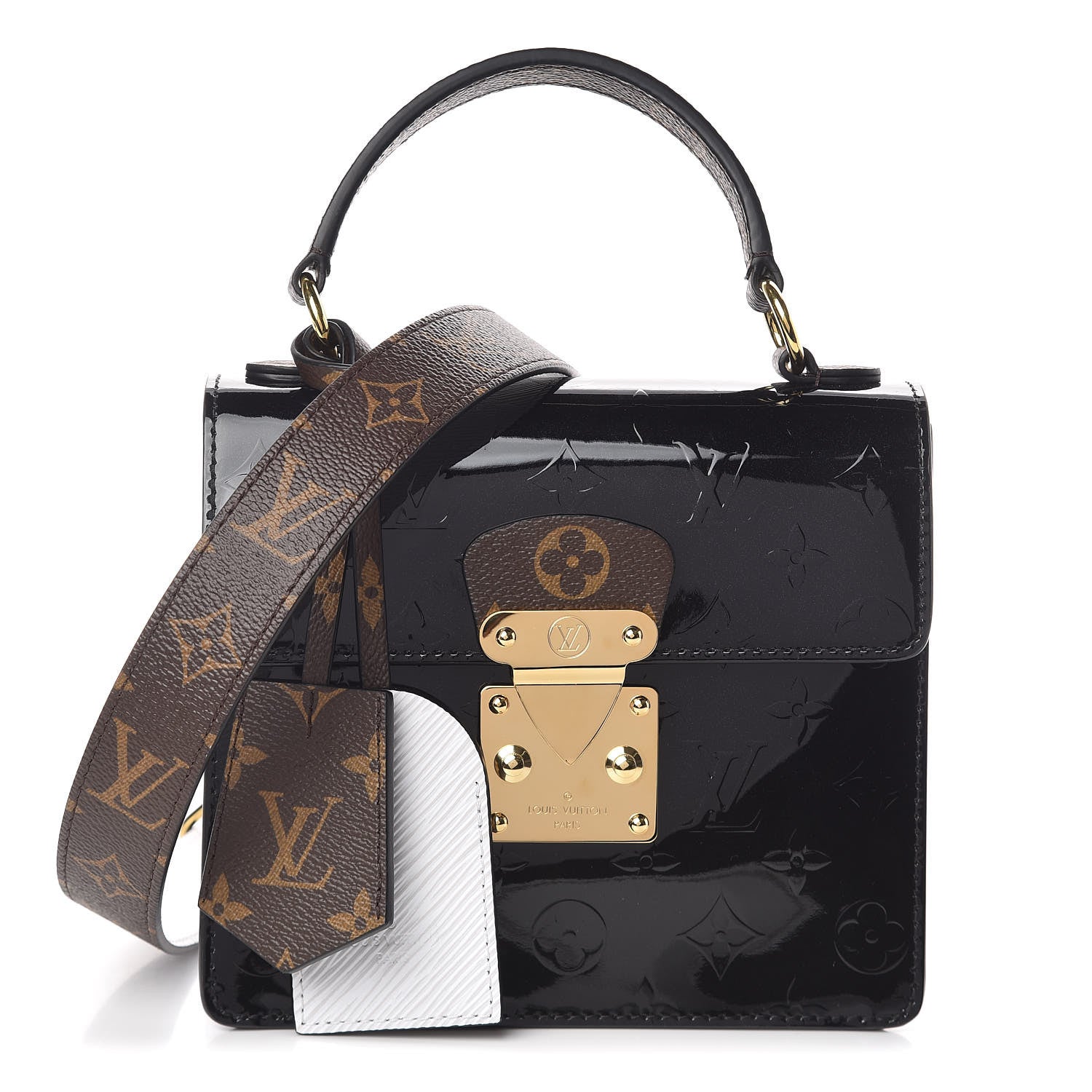 Louis Vuitton Vernis Epi Monogram Spring Street Black 1 of 8