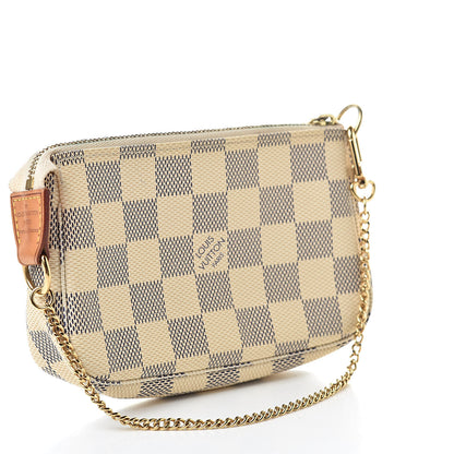 Louis Vuitton Damier Azur Mini Pochette Accessories 3 of 9