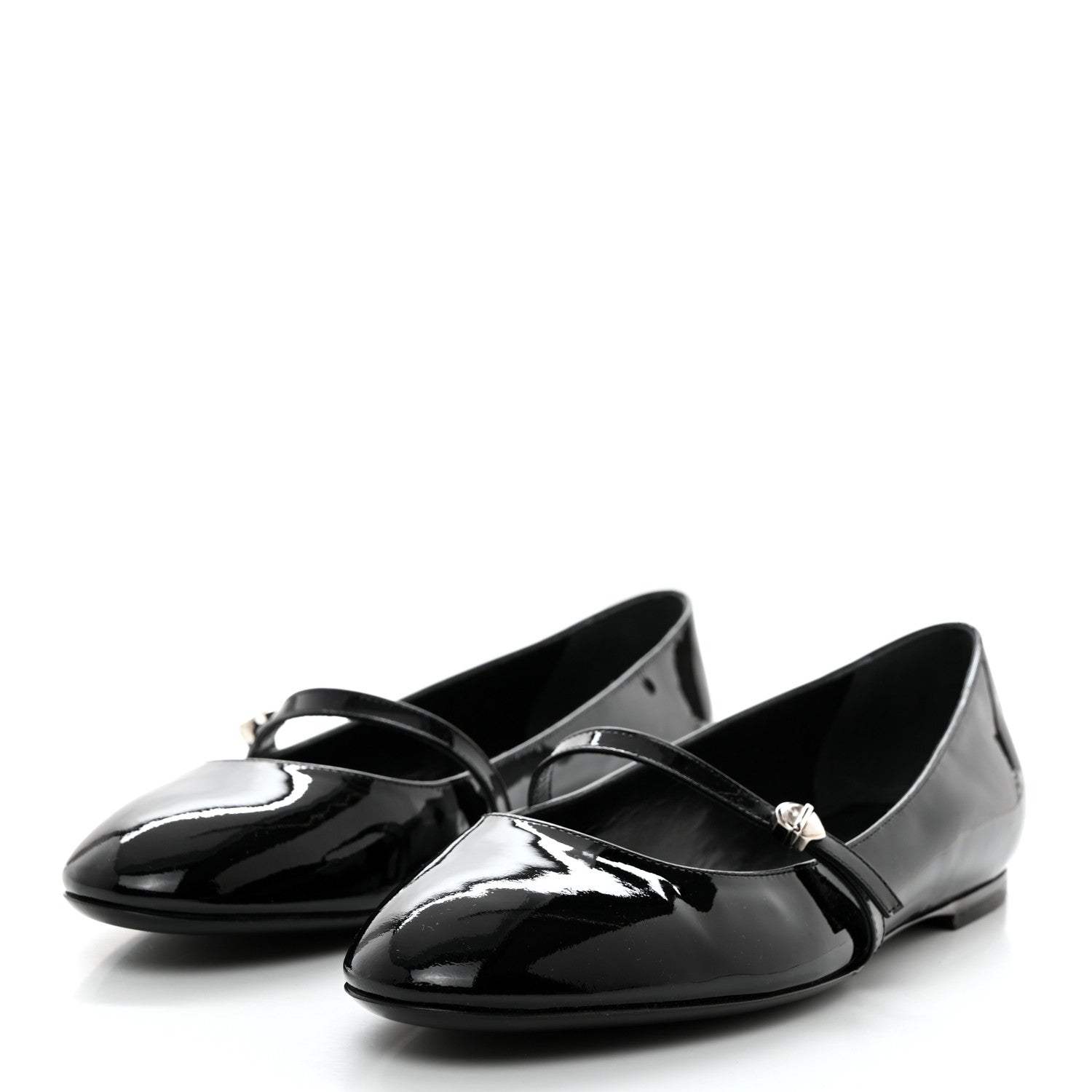 Louis Vuitton Patent Uniformes Ballet Flats 39.5 Black 3 of 8