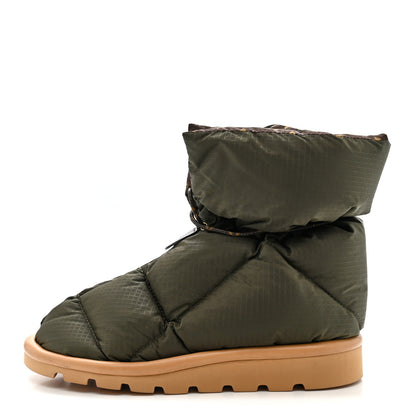 Louis Vuitton Nylon Monogram Pillow Comfort Ankle Boot 37 Khaki 2 of 25