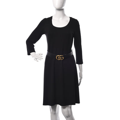 Gucci Calfskin Double G 40mm Belt 75 30 Black 2 of 7
