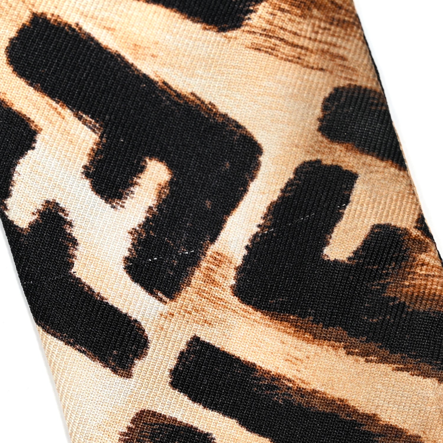 Fendi Silk Leopard Printed Wrappy Bandeau Multicolor 3 of 3