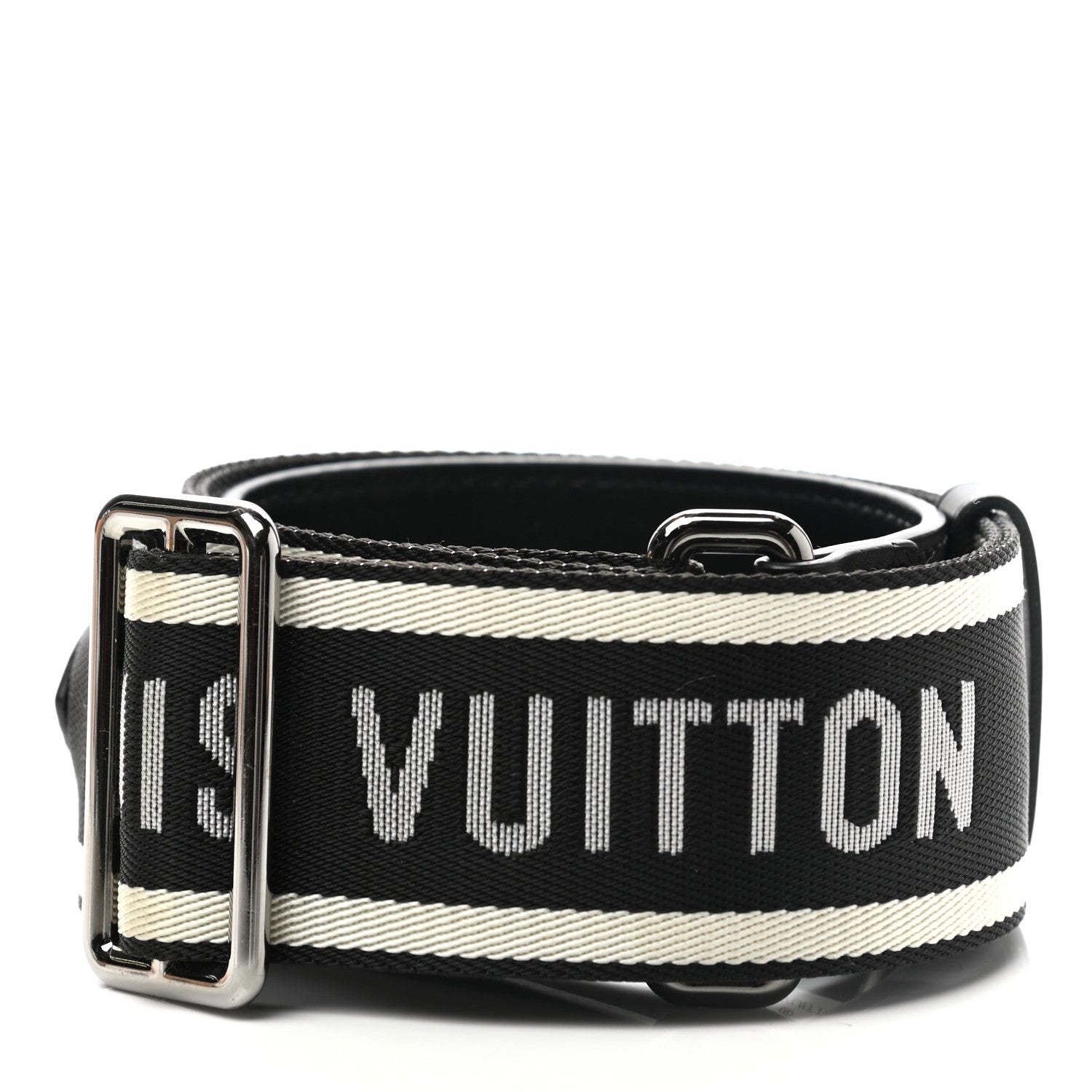 Louis Vuitton Monogram Multi Pochette Accessories Shoulder Strap Black Ivory 2 of 5